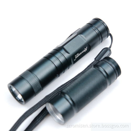 Romisen RC-I3 100 lumens CREE XR-E Q5 led flashlight(2*AA & 1*CR123 battery)